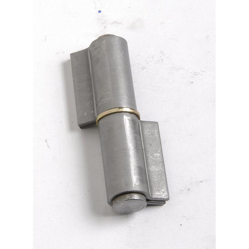 Iron gate double-wing hinge